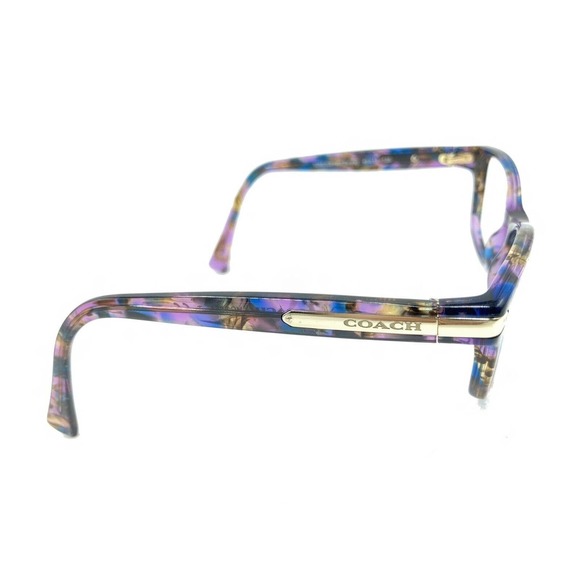 Coach HC 6065 5288 Confetti Purple Blue Eyeglasses Frames 49-17 135 Designer - Picture 4 of 12
